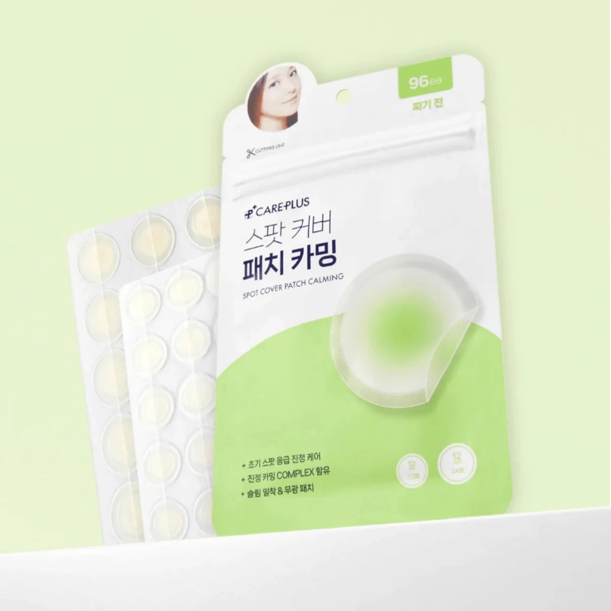 Olive Young CAREPLUS Spot Cover Patch Calming (96 patches)
