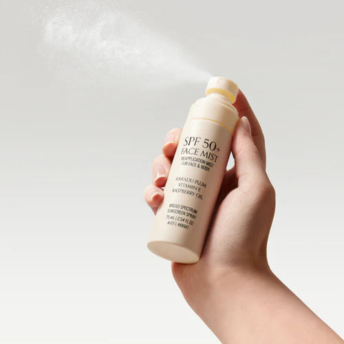 Outside Beauty & Skincare SPF50+ Face Mist — Clear SPF Reapplication Mist with Native Australian Botanicals